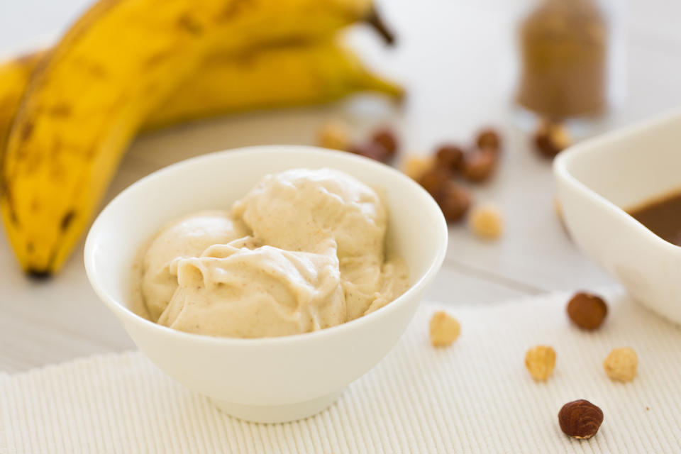 Banana ice cream.