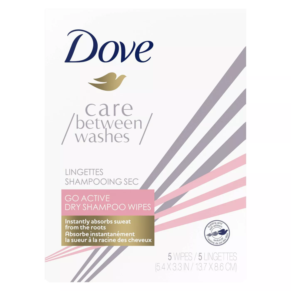 Dove Go Active Shampoo Wipes (Courtesy of Target)