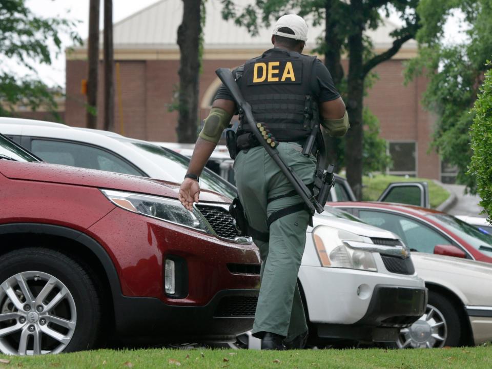 DEA drug raid