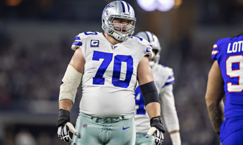 Dallas Cowboys offensive lineman Zack Martin.