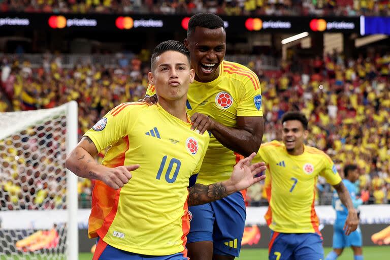 James Rodríguez, una de las figuras de esta Copa América