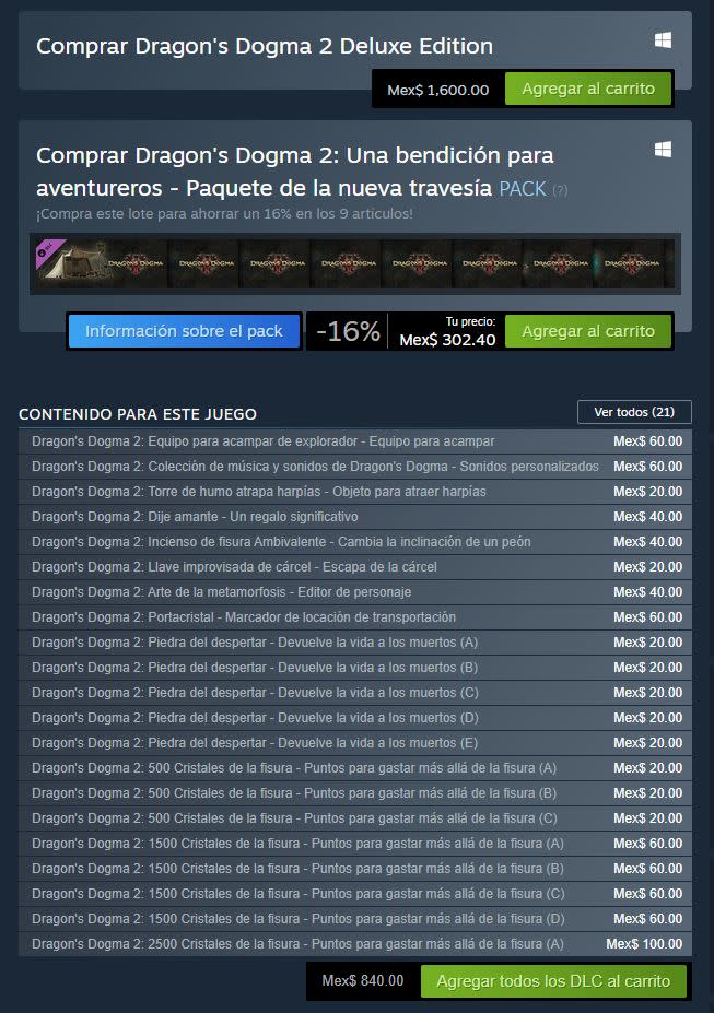 Los micropagos de Dragon's Dogma 2 enfurecieron a los fanáticos