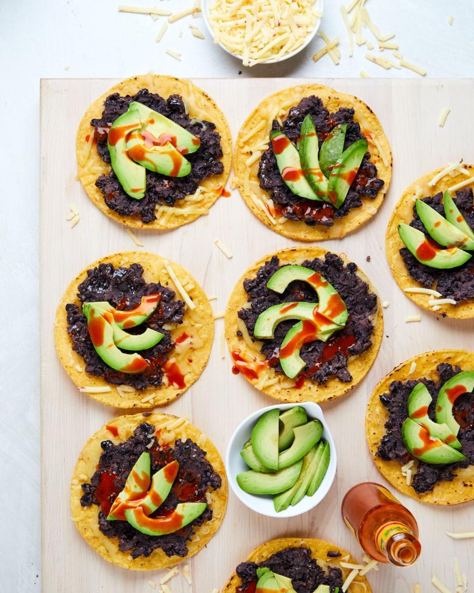 5-Ingredient Black Bean Tostadas