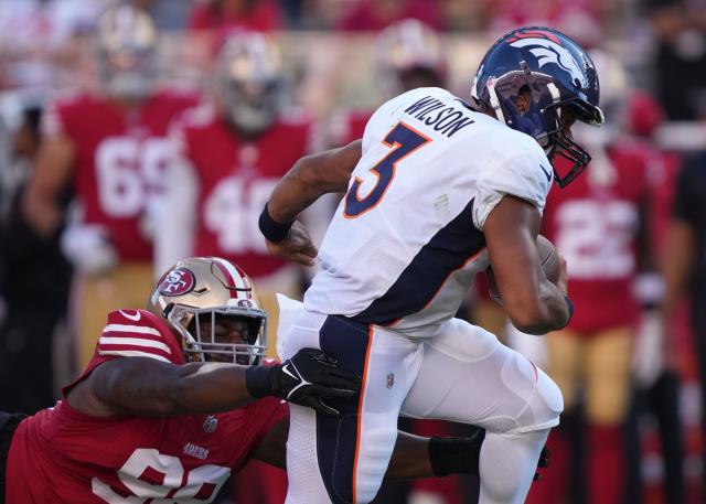 With better protection, Broncos QB Russell Wilson showed off his rushing  ability vs. 49ers