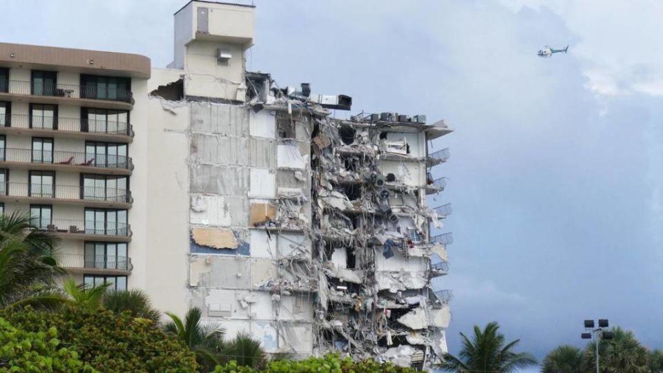 Florida lawmakers have yet to file legislation that would address the most serious lessons learned from the June collapse of Champlain Towers South in Surfside. / Credit: Miami Herald