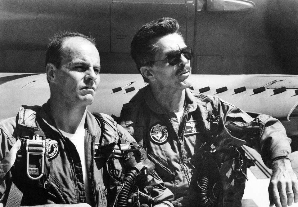 Michael Ironside-Tom Skerrit-Top Gun