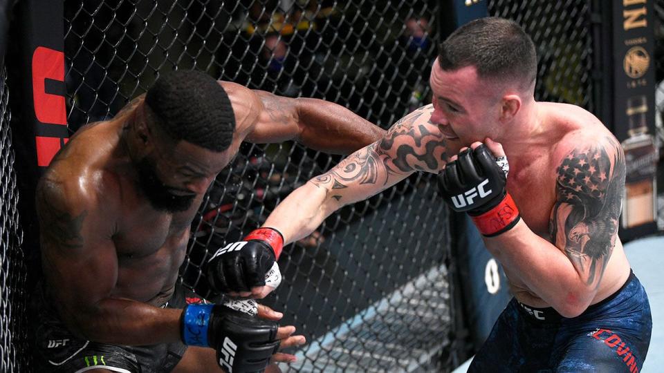 Colby Covington dominó a Tyron Woodley en una pelea hostil de la UFC. Foto: Getty