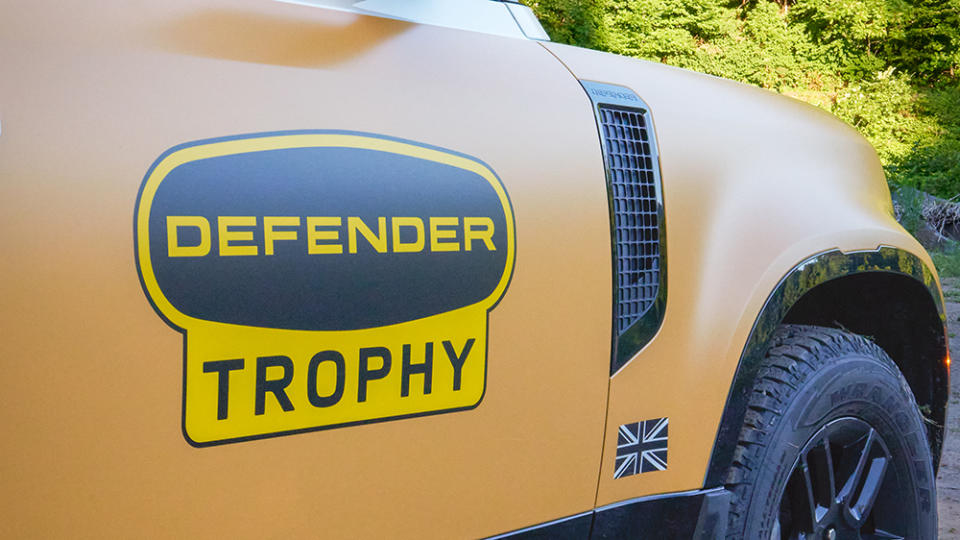 The Defender Trophy Edition's heritage-inspired wrap