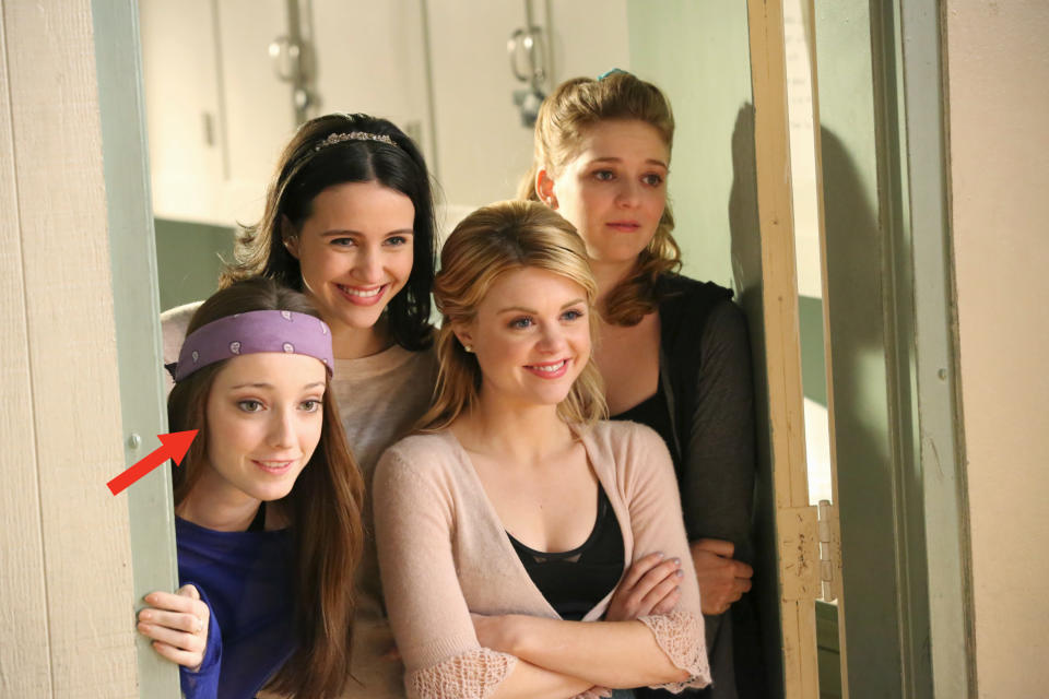 Emma Dumont, Julia Goldani Telles, Bailey Buntain, and Kaitlyn Jenkins in Bunheads