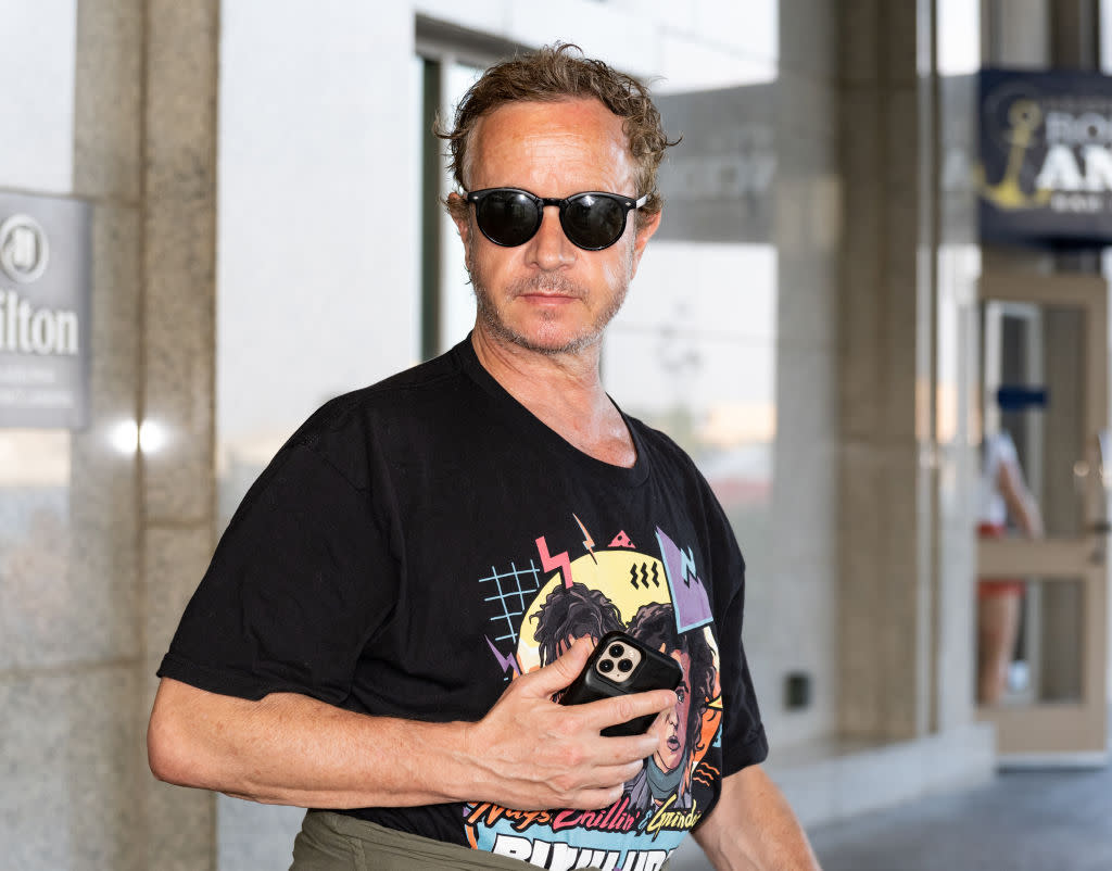 Actor and comedian Pauly Shore arrives for a comedy show on May 21, 2022 in Philadelphia. (Photo: Gilbert Carrasquillo/GC Images)