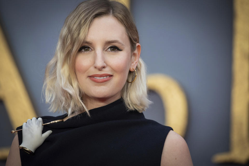 Actress Laura Carmichael poses for photographers upon arrival at the world premiere of the film 'Downton Abbey' in London, Monday, Sept. 9, 2019. (Photo by Vianney Le Caer/Invision/AP)