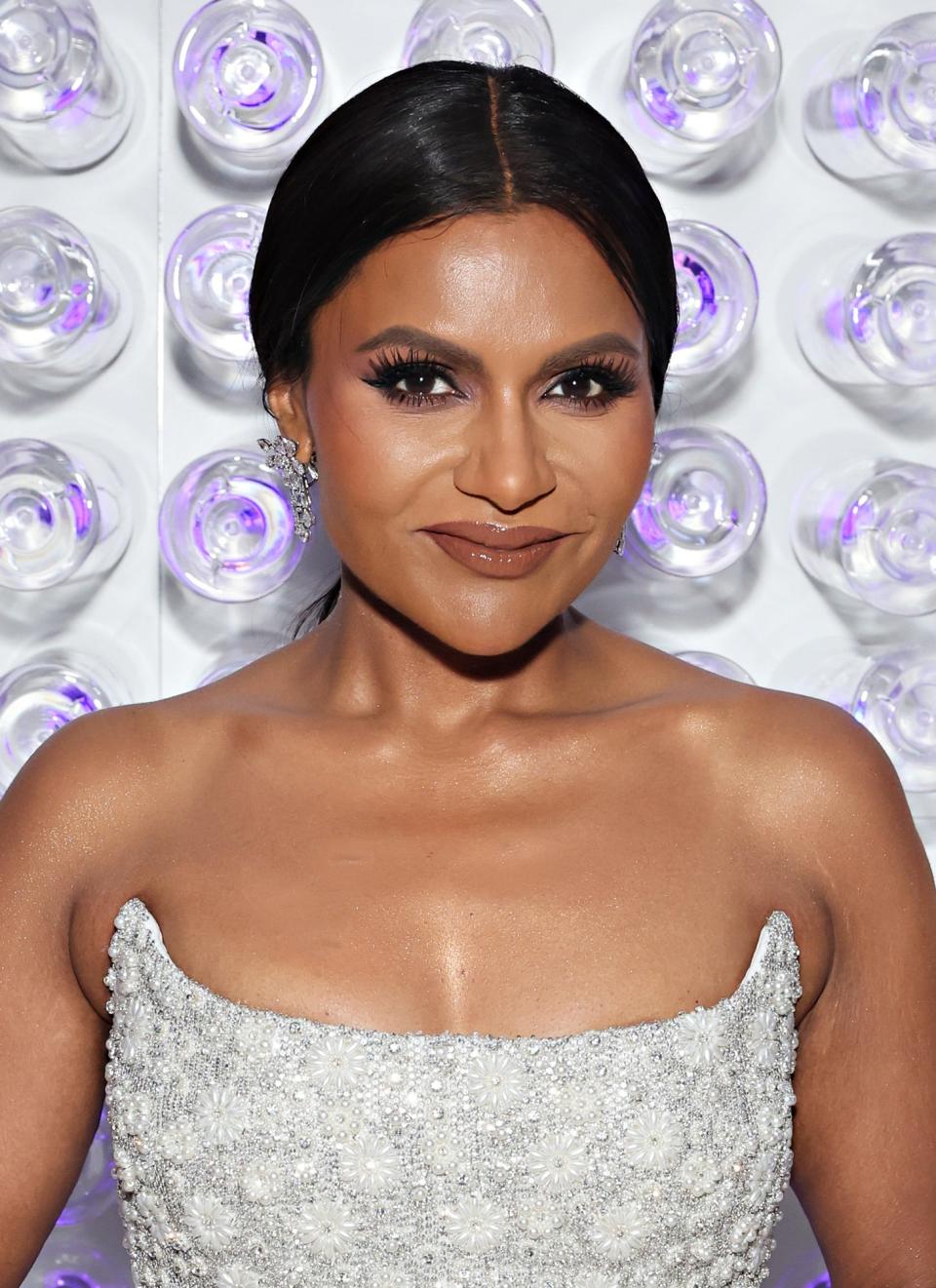Mindy Kaling attends The 2023 Met Gala Celebrating "Karl Lagerfeld: A Line Of Beauty" at The Metropolitan Museum of Art