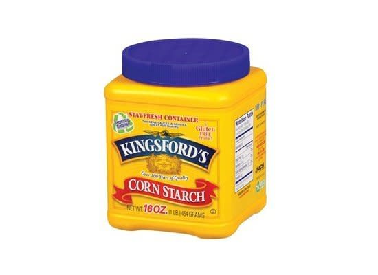 To keep cornstarch indefinitely, keep it dry, tightly sealed and in a cool place. And since you probably don't go through a tub of cornstarch that quickly, it's good to know that you don't need to refresh your stash -- ever.