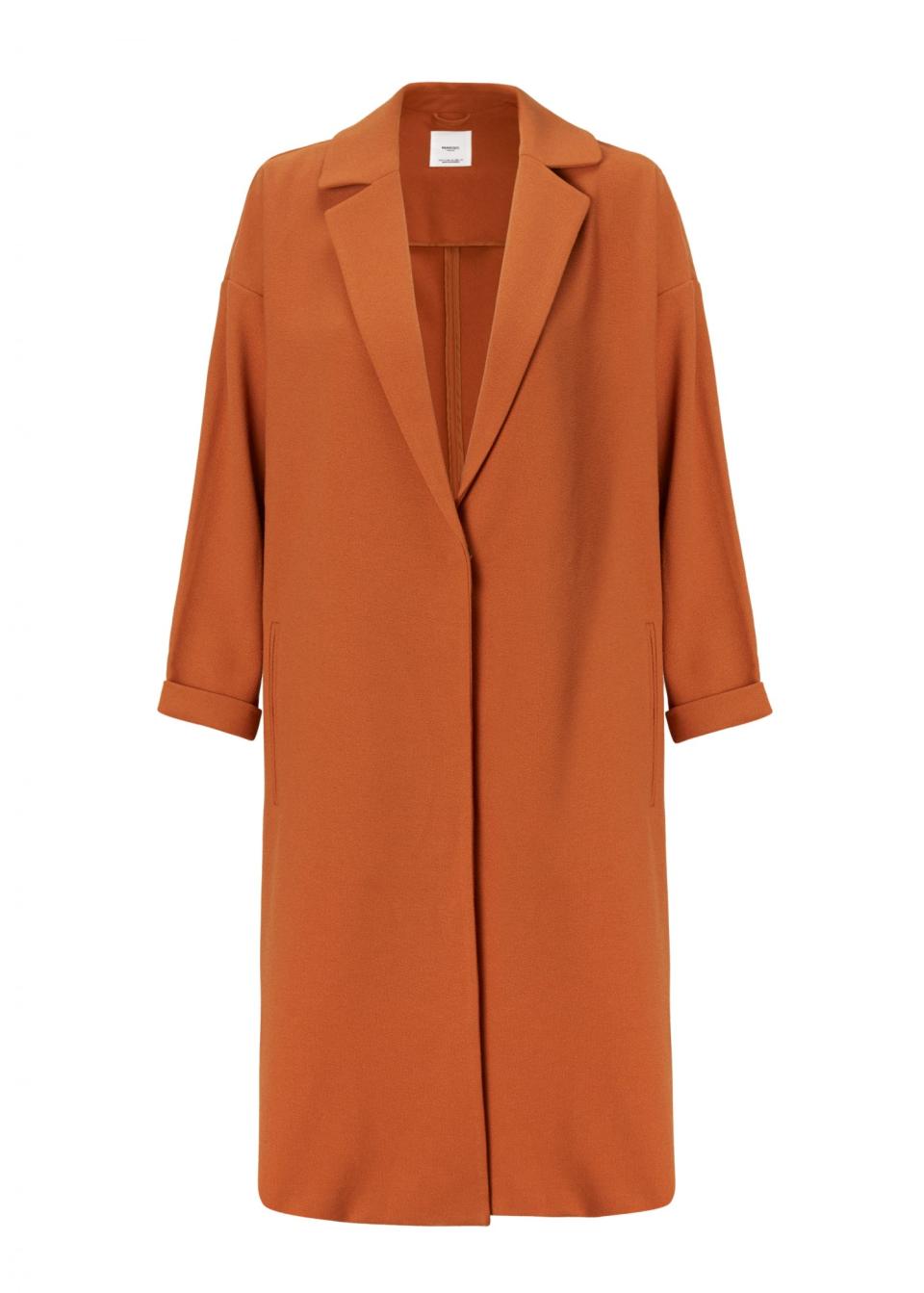 Longline oversized coat