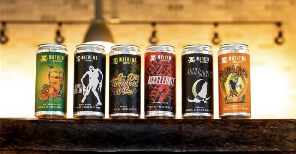 Mathews Brewing Company has several "core" beers including their White Goblin which recently took the bronze medal at the 2023 Great American Beer Festival.