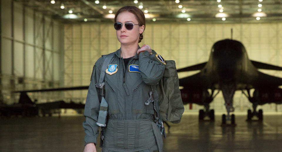 Captain Marvel star Brie Larson (Photo: Chuck Zlotnick/©Marvel Studios 2019)