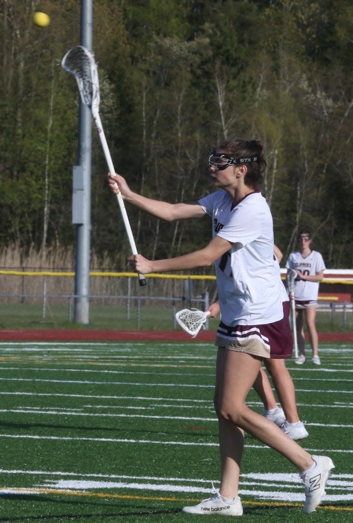 Portsmouth High School's Lily Patterson scored two goals and had two assists in Portsmouth's 16-3 win over Nashua South on Friday.