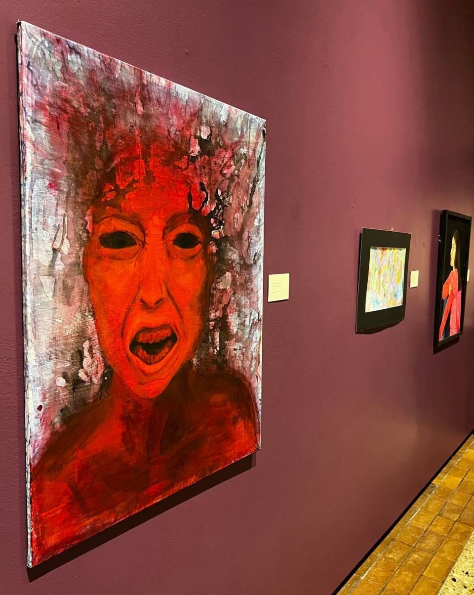 The Canton Museum of Art will hold an open house and awards ceremony 5 to 7 p.m. Friday for the Stark County High School Art Exhibition. This art piece, "Alter Ego," was created by Grace Costin of Jackson High School.