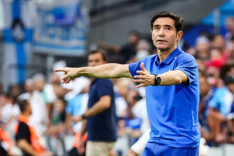 Marcelino was only named as coach of Marseille in June (CLEMENT MAHOUDEAU)