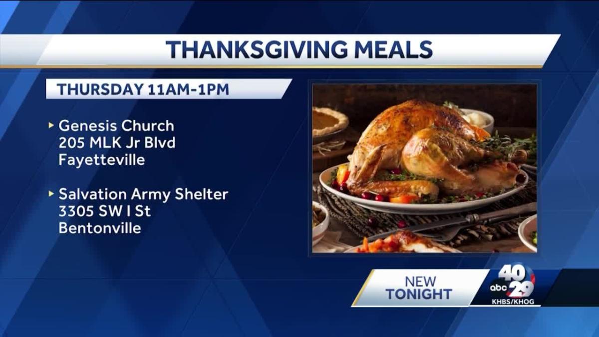 Free Thanksgiving meals