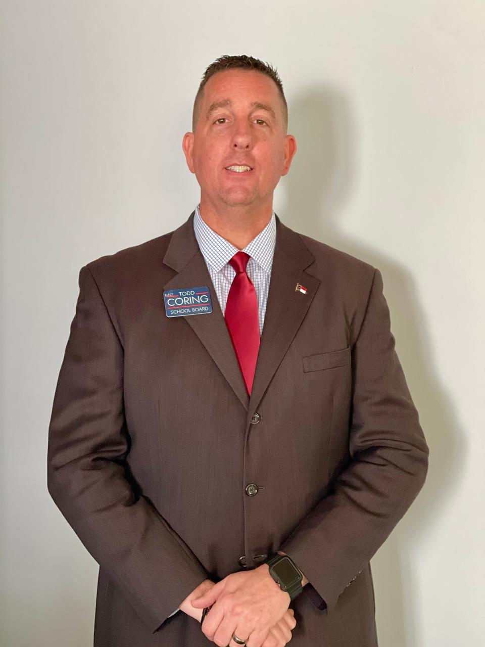 Todd Coring is running for the District 3 seat on the Brunswick County Board of Education.