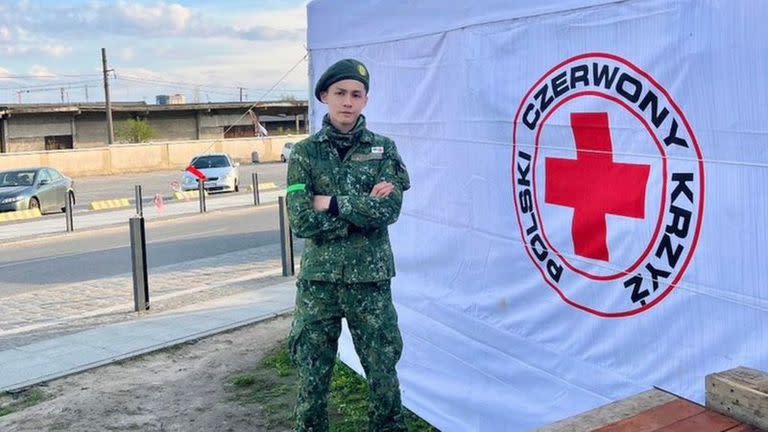 Jack Yao -en Polonia- se registró para luchar en Ucrania apenas tres días después de que el presidente Zelensky invitara a personas para luchar por su país