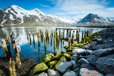 Old piers remain from Siglufjordur's herring heyday - Credit: Getty