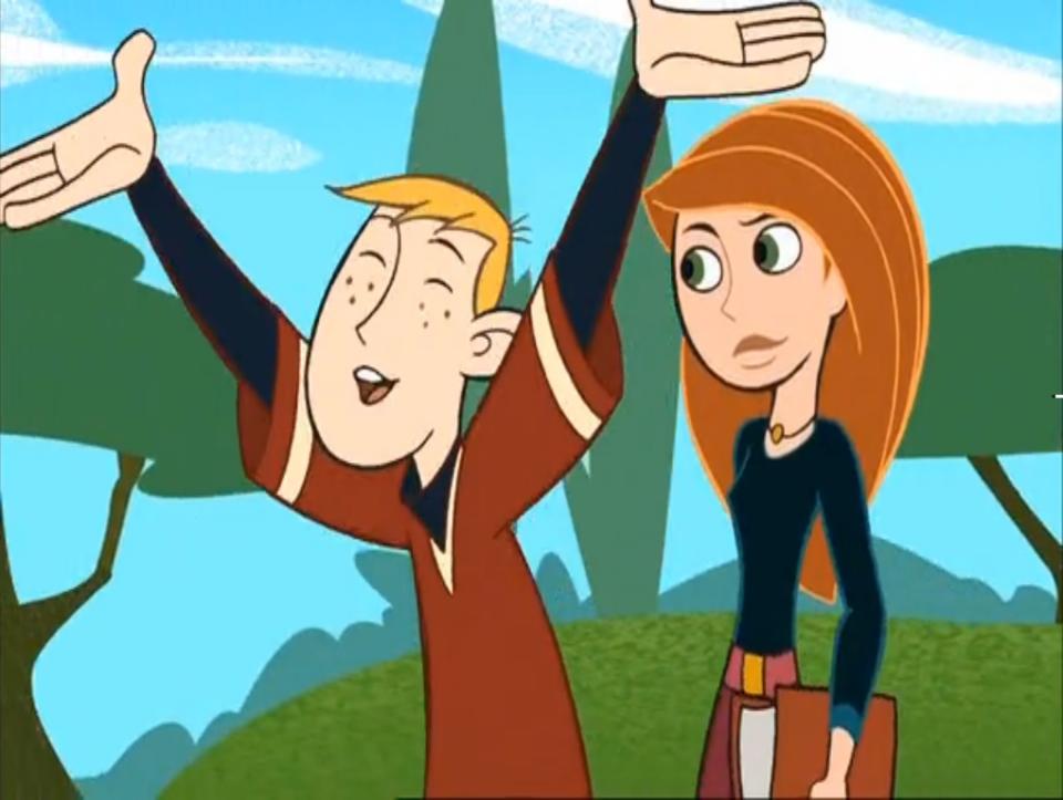 Call us, beep us: Kim Possible and Ron Stoppable reunited IRL!