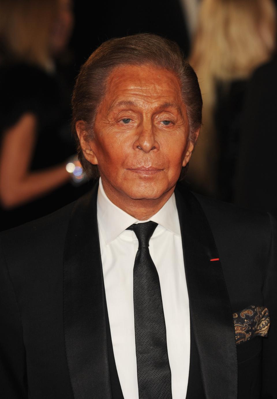 LONDON, ENGLAND - OCTOBER 23: Valentino attends the Royal World Premiere of 'Skyfall' at the Royal Albert Hall on October 23, 2012 in London, England. (Photo by Eamonn McCormack/Getty Images)
