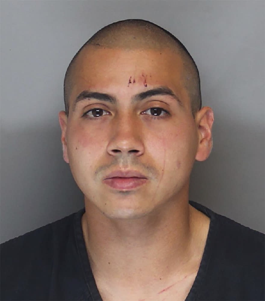 This image released by the Richland County, S.C., Sheriff’s Department, shows Jovan Collazo, an Army trainee, who was arrested and charged with dozens of crimes after authorities say he boarded a South Carolina school bus with a gun Thursday, May 6, 2021, and held the driver and elementary students hostage before letting them off the bus. (Richland County Sheriff’s Department via AP)