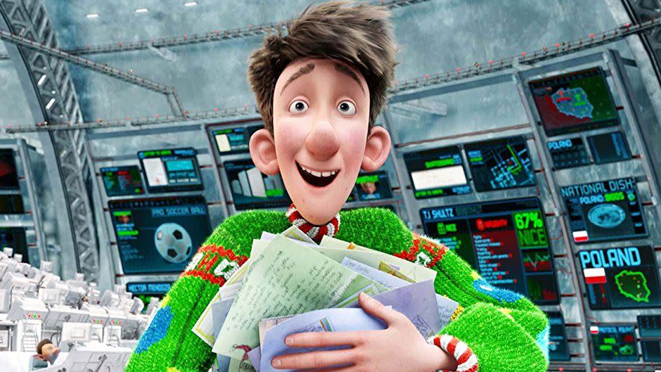 a scene from arthur christmas, a good housekeeping pick for best christmas movies for kids