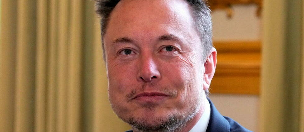 Pour Elon Musk, ces puces doivent permettre à l'humanité d'arriver à une « symbiose avec l'intelligence artificielle (IA) ».  - Credit:MICHEL EULER / AFP
