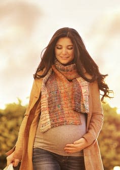 <span class="caption">Conditions in the uterus during pregnancy are thought to influence the sexual preferences of the child.</span> <span class="attribution"><a class="link " href="https://www.shutterstock.com/image-photo/beautiful-pregnant-woman-shopping-bags-outdoors-503149633?src=-1-18" rel="nofollow noopener" target="_blank" data-ylk="slk:Anna Om/Shutterstock.com;elm:context_link;itc:0;sec:content-canvas">Anna Om/Shutterstock.com</a></span>