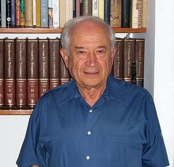 以色列科學家麥查蘭（Raphael Mechoulam）在1963年研究時，從大麻成功分離出2項主要成分：大麻二酚（CBD）與四氫大麻酚（THC）。（翻攝自WIKIPEDIA）