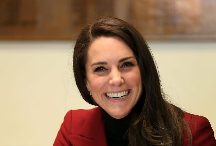 Kate chatted to air cadets at the visit [Photo: PA Images]