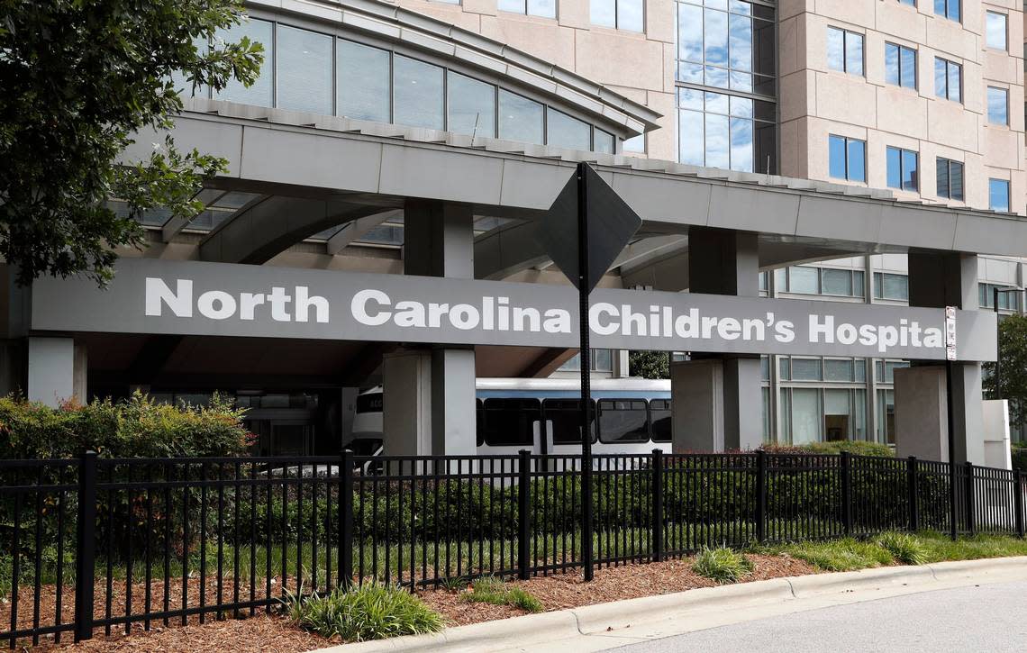 The North Carolina Children’s Hospital on the UNC campus in Chapel Hill.