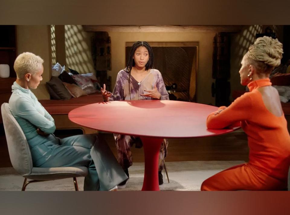 Red Table Talk,  Jada Pinkett Smith, Adrienne Banfield-Norris, Willow Smith