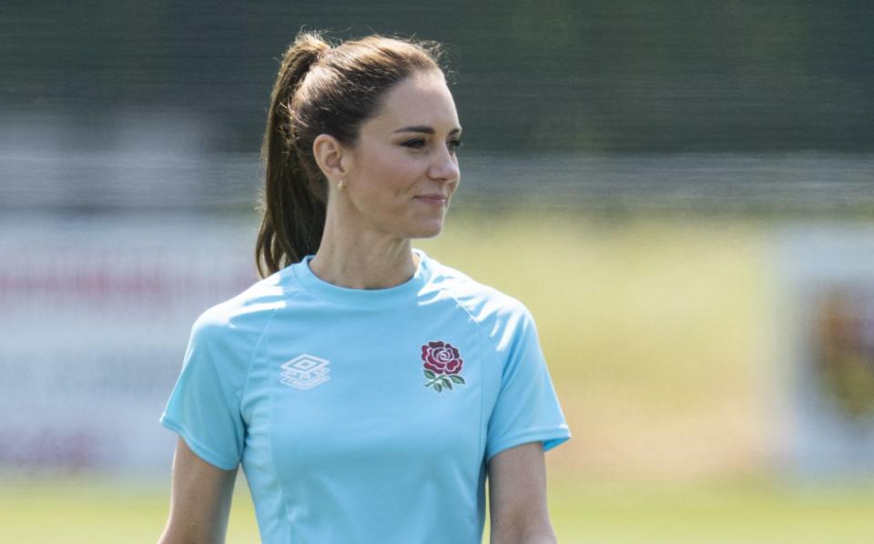 the princess of wales visits maidenhead rugby club