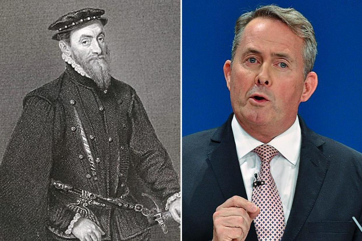 Looking outwards: London merchant Sir Thomas Gresham and Liam Fox, Secretary for International Trade