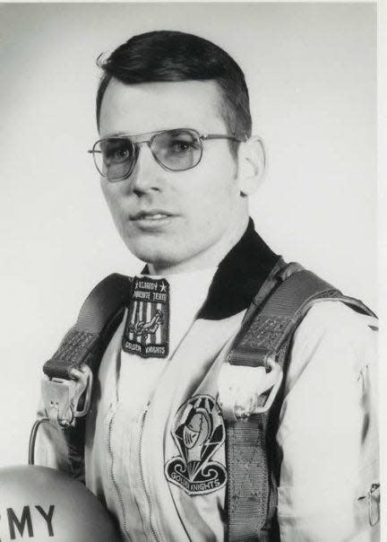 Spec. 5 Michael Wasley was one of 14 Golden Knights who were killed during a March 7, 1973, plane crash over Silk Hope, North Carolina.