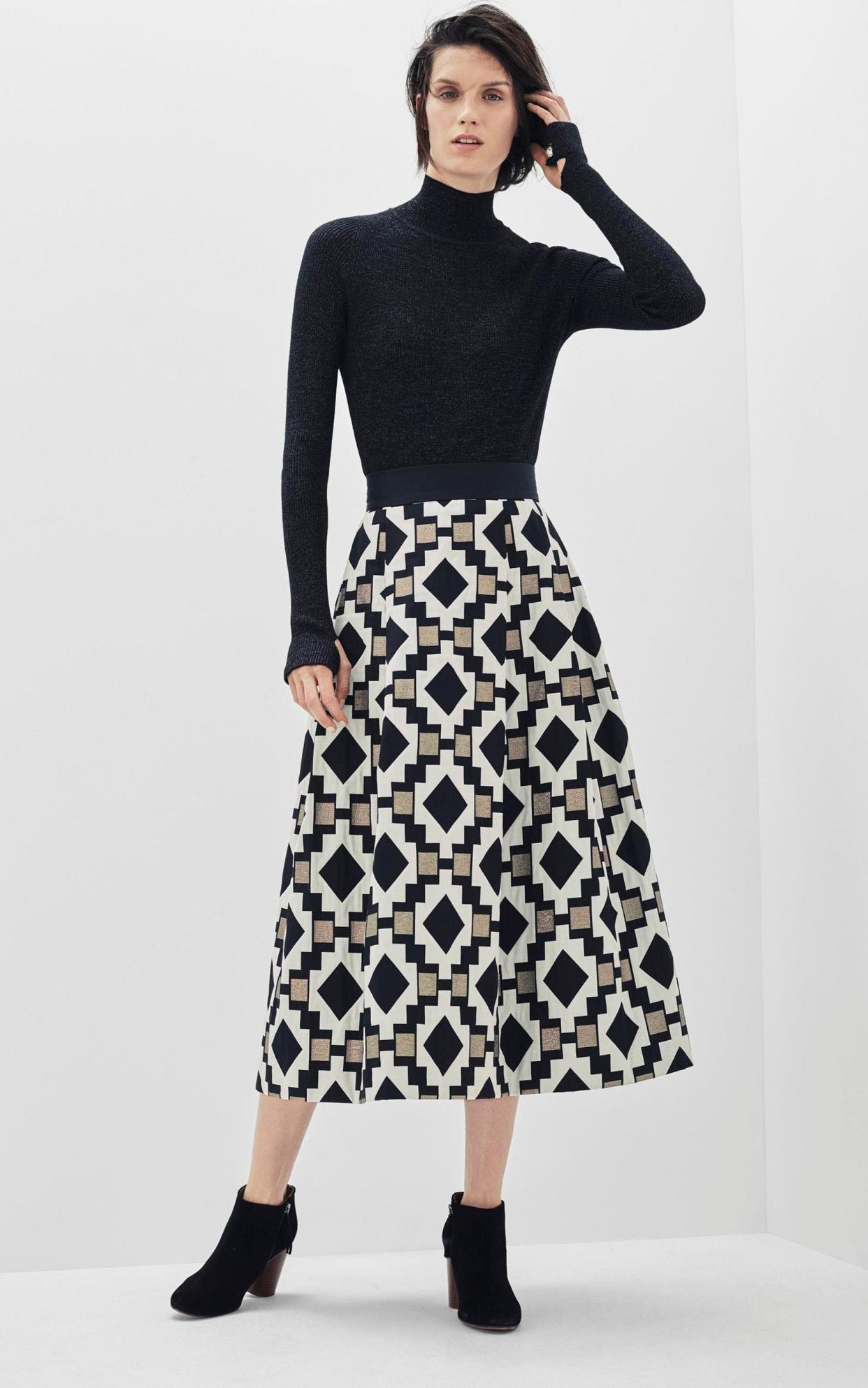 Mix/Teatum Jones Metallic Jacquard Skirt, £140, Next