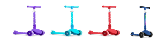 Jetson Nova and Star 3-Wheel Kick Scooters