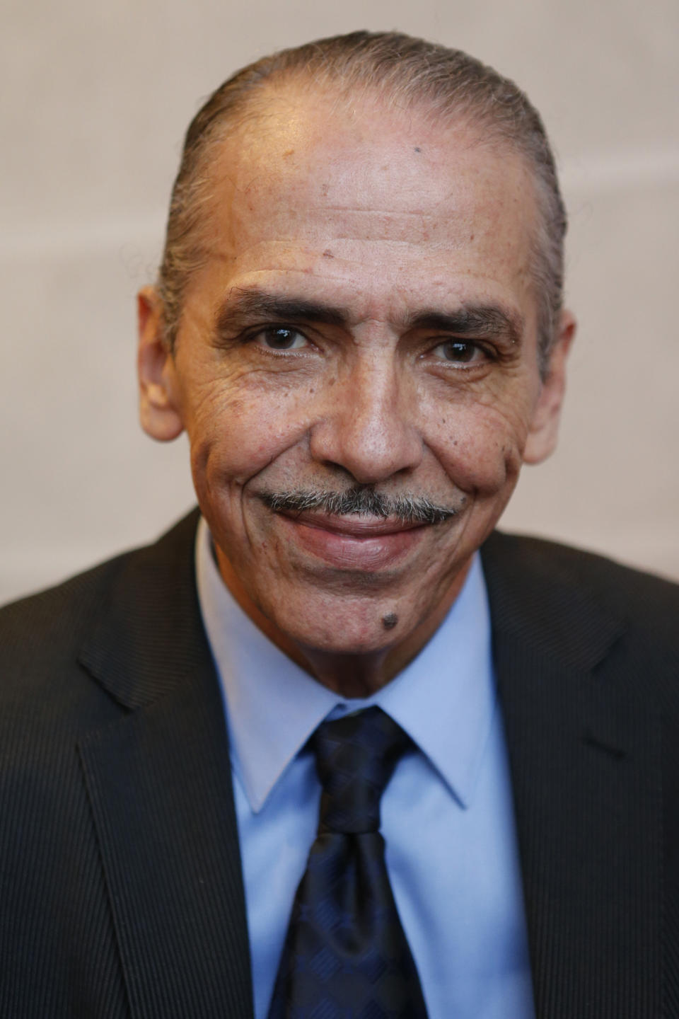 Moroccan actor Mehdi Ouazzani poses during an interview with the Associated Press in Casablanca, Morocco Monday, April, 1, 2013. Ouazzani isn’t the devil, but he has played one on TV, only he didn’t realize that some thought he looked like US President Barack Obama while he was at it. Ouazzani was bemused to wake up one morning and find that his role in The History Channel’s popular five-part mini-series “The Bible” had become the latest way for conservative commentators in the United States to needle the president. (AP Photo/Abdeljalil Bounhar)