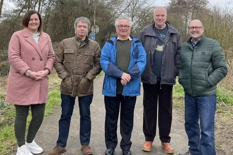 Independents for North East Lincolnshire group candidates and councillors, from l to r: Cllr Lyndsey Downes, Paul Bright, Les Bonner, Cllr Steve Holland, Cllr Paul Henderson