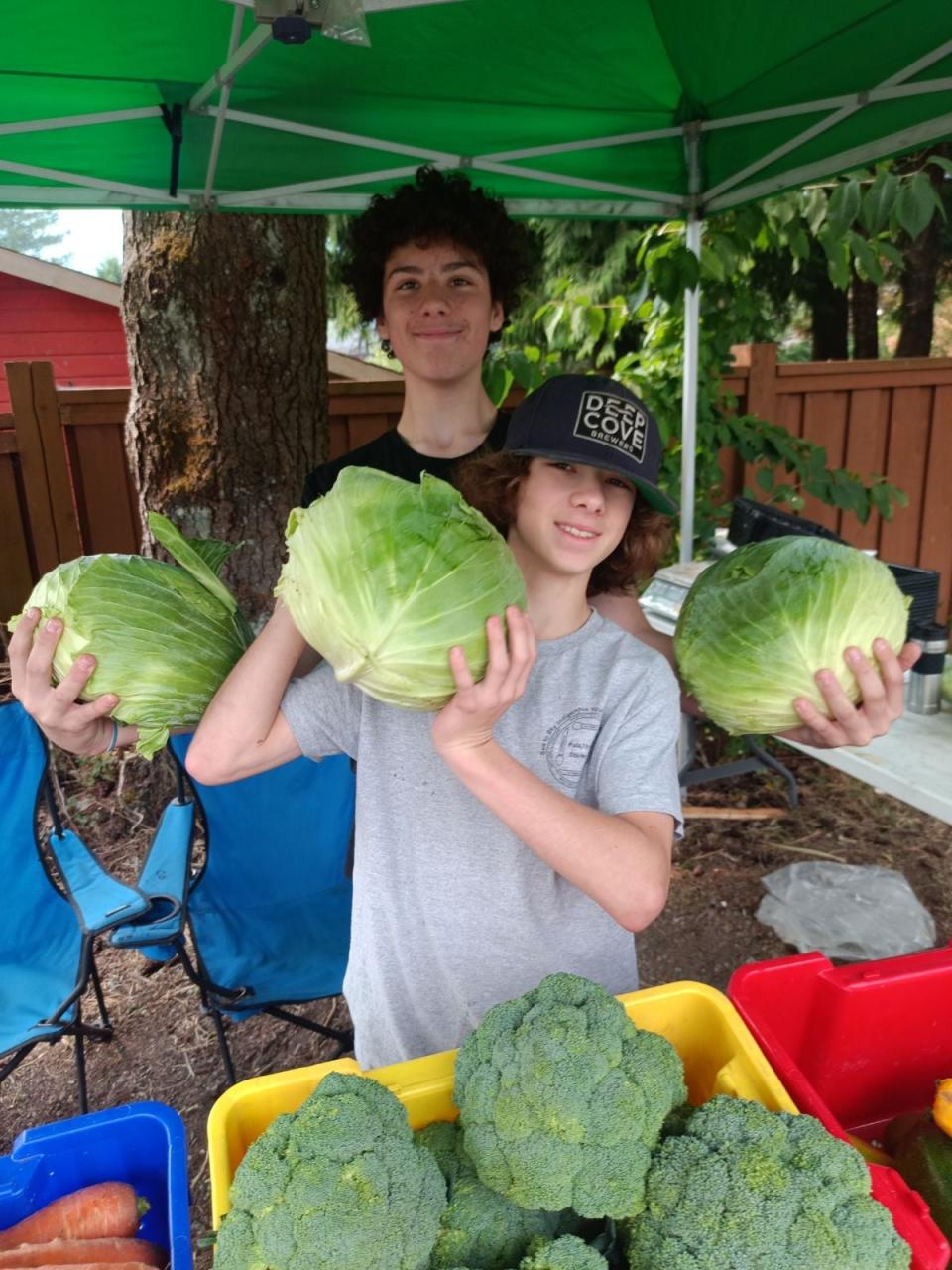 Hudson and Jackson Forsyth-Beck started growing and selling vegetables and ended up running a Squamish farm stand. Now they are stuck with freezers full of produce, and no place to live.