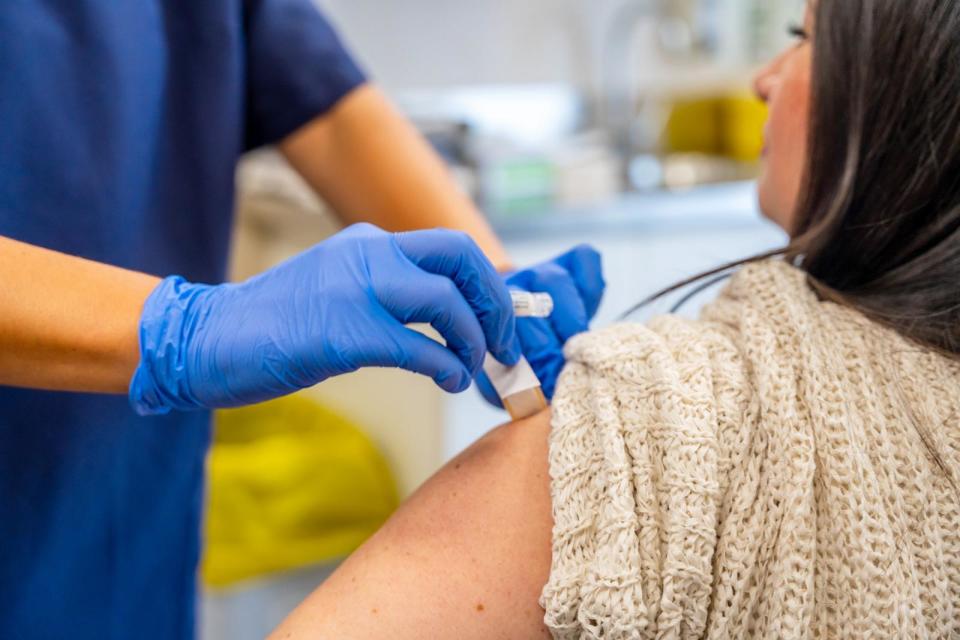 PHOTO: Stock photo of a person receiving a vaccination. (STOCK PHOTO/Getty Images)