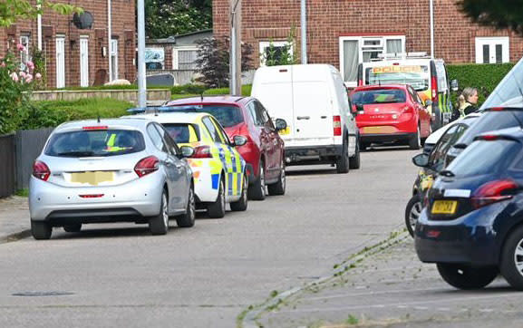 The newborn boy was discovered with his umbilical cord still attached on Langton Close off Winchester Avenue, Grimsby. (Reach)