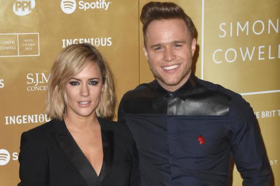 Olly Murs and Caroline Flack presented The Xtra Factor together for two years (Getty)
