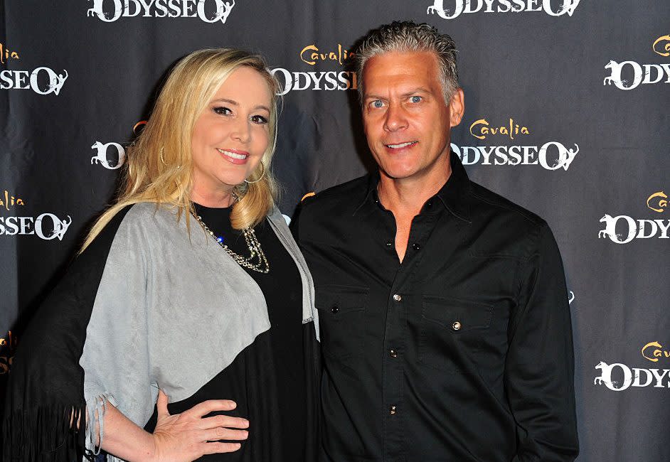 IRVINE, CA - NOVEMBER 19: Shannon Beador and David Beador arrive at the Premiere Event of 'Odysseo By Cavalia' on November 19, 2016 in Irvine, California. (Photo by Jerod Harris/WireImage,)