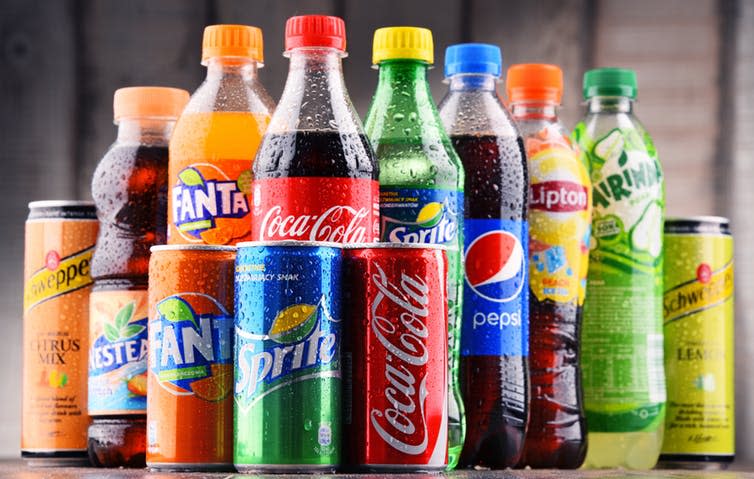 <span class="caption">Theoretically, a 1.75 litre bottle of cola bought from a supermarket could increase in price by about 25%.</span> <span class="attribution"><a class="link " href="https://www.shutterstock.com/download/success?src=GG3uJv9gEpsmlHGEoz9sdA-1-16" rel="nofollow noopener" target="_blank" data-ylk="slk:Shutterstock;elm:context_link;itc:0;sec:content-canvas">Shutterstock</a></span>